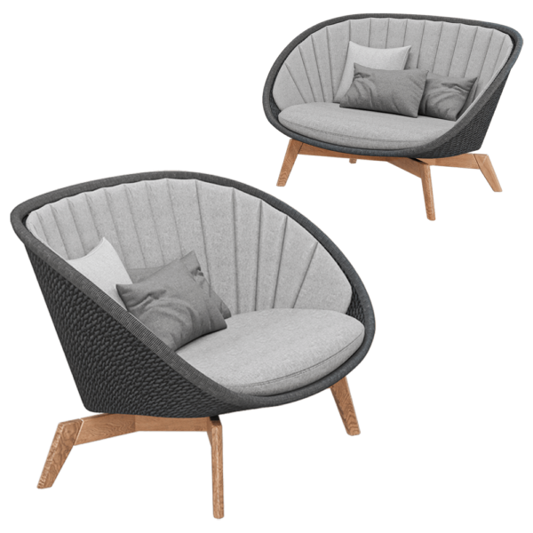 Cane-line Peacock双人沙发3D模型（OBJ,FBX,MAX）