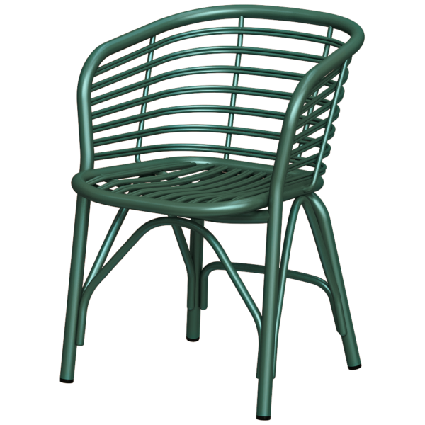 Cane-line Blend金属线条结构扶手椅3D模型（OBJ,FBX,MAX）