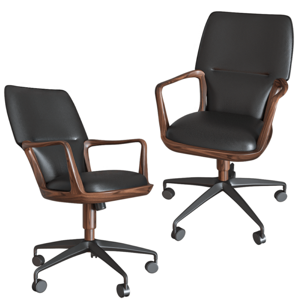 Ceccotti Collezioni Vossia low办公转椅3D模型（OBJ,FBX,MAX）