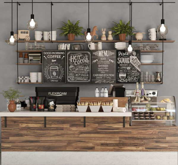 咖啡店3D模型（OBJ,MAX）