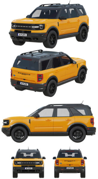 Ford Bronco sport福特烈马运动轻越野车3D模型（OBJ,FBX,MAX,C4D,LWO）