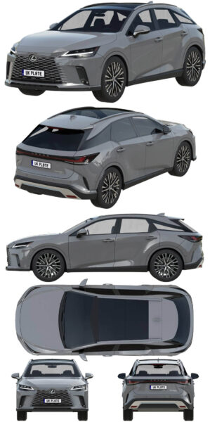 2023雷克萨斯Lexus RX 450 SUV汽车3D模型（OBJ,FBX,MAX,C4D,LWO）