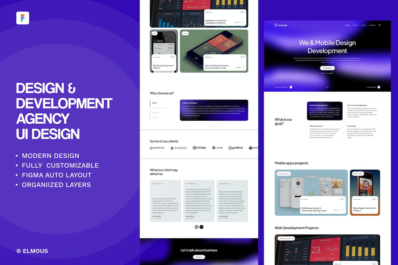 设计开发机构网页设计UI模板 (FIG)
