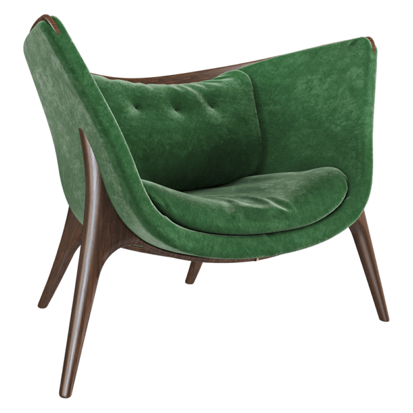 ALMA de LUCE Hissan Arabi一体式单人扶手沙发 软垫扶手椅3D模型（OBJ,FBX,MAX）