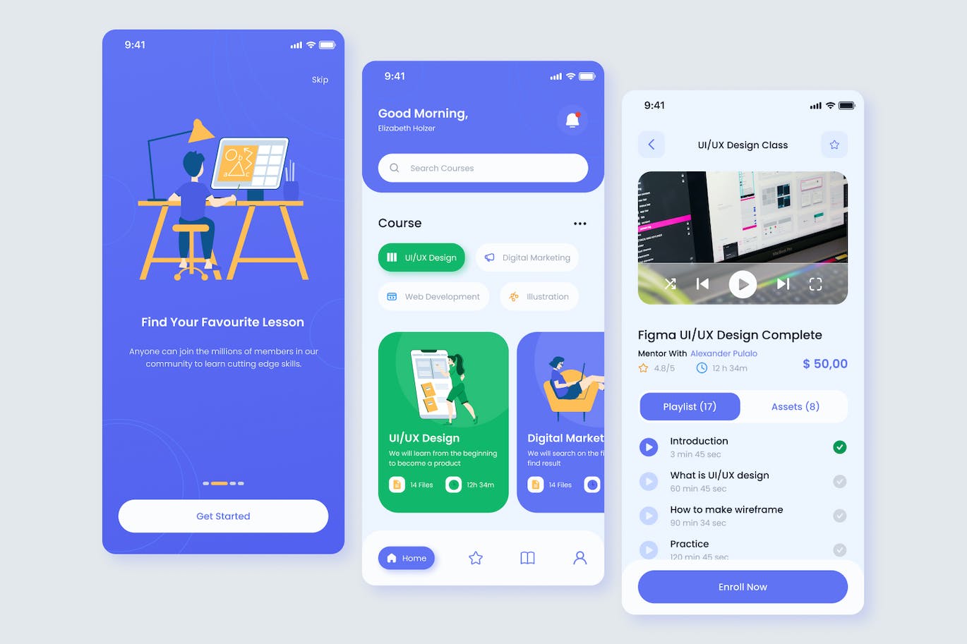 在线课程-移动应用APP UI KIT (FIG)