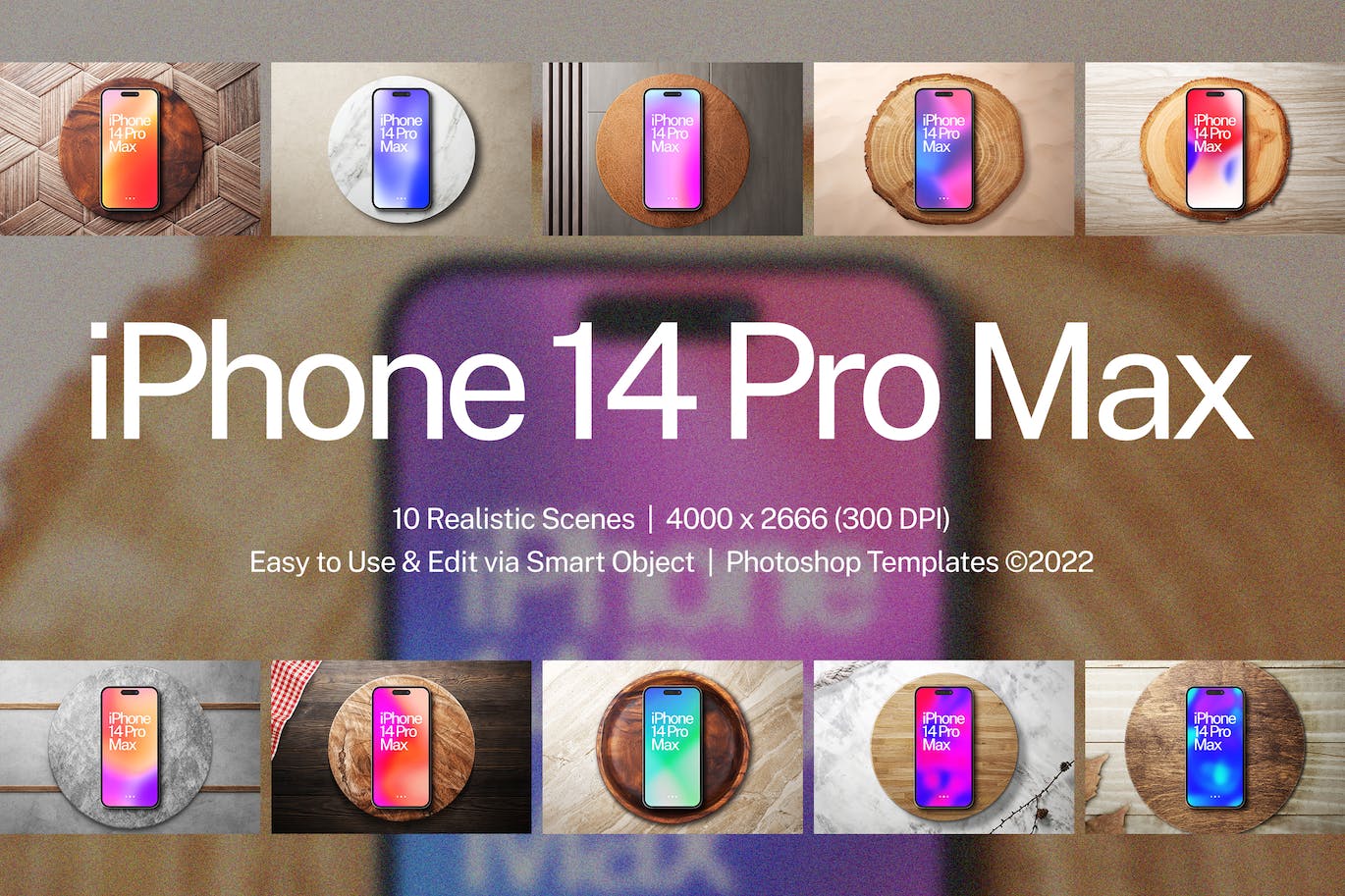 iPhone 14 Pro 模型 v5 (PSD)