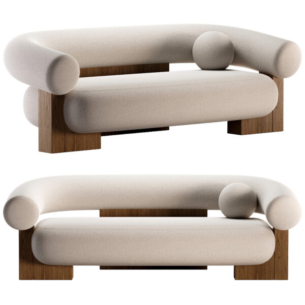 Cassete一体式沙发3D模型（FBX,MAX）