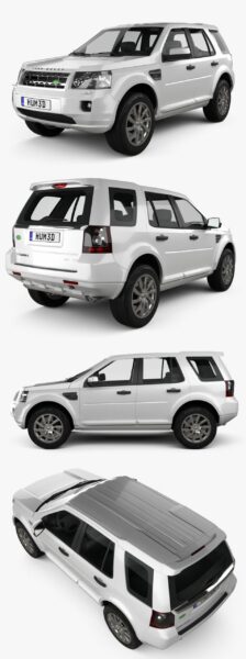 2011路虎神行者Land Rover Freelander SUV汽车3D模型（OBJ,FBX,MAX）