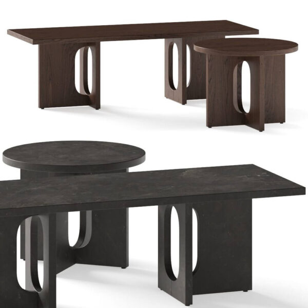 Menu Androgyne咖啡桌 茶几 边桌3D模型（OBJ,FBX,MAX）