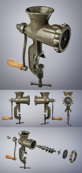 苏联绞肉机3D模型（OBJ,FBX,MAX）