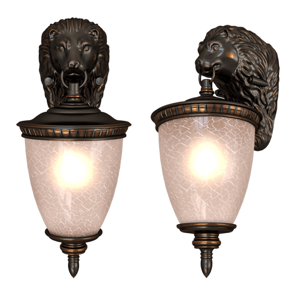 FAVOURITE Guards狮头户外壁灯 路灯3D模型（OBJ,FBX,MAX）