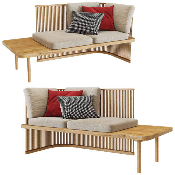 Manual mode Forest系列沙发床3D模型（OBJ,FBX,MAX）