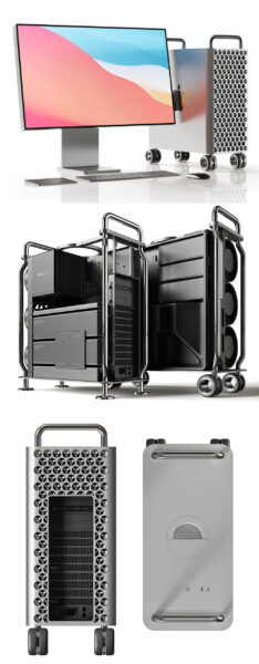 苹果Mac Pro电脑3D模型（OBJ,MAX）