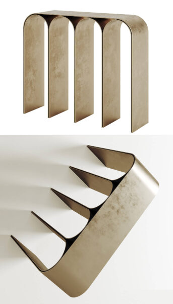 Pietro Franceschini金属拱形边几 边桌3D模型（OBJ,MAX）