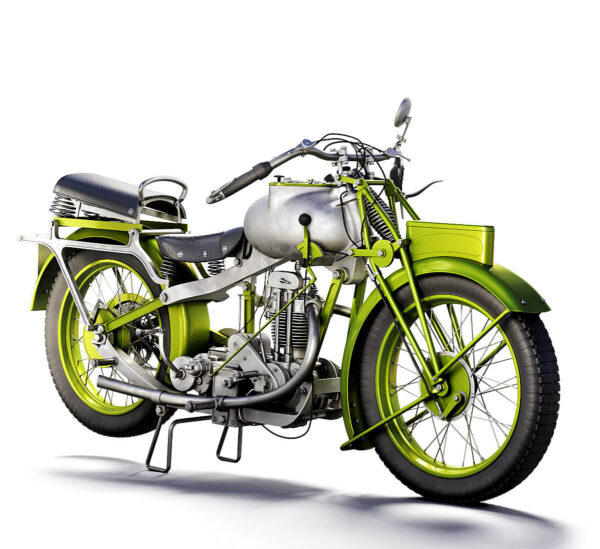 MGC 350cc 1930摩托车3D模型（OBJ,FBX,MAX,C4D,LWO）