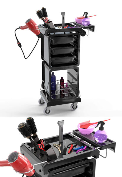 理发店理发工具组合3D模型（OBJ,MAX）