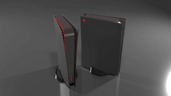 Playstation 5 – Sony PS5游戏机,PS5 3D模型下载（OBJ,FBX）