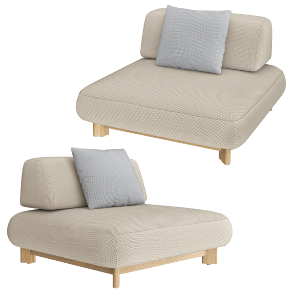 IVINI Cala户外沙发 花园单人沙发3D模型（OBJ,FBX,MAX）