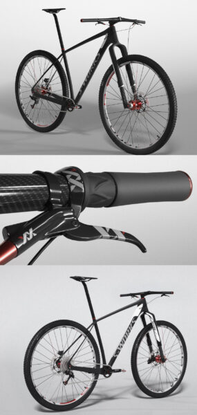 S-WORKS Stumpjumper HT自行车3D模型（OBJ,MAX）