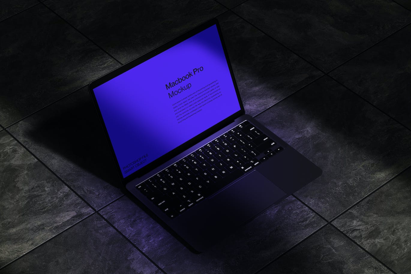 Macbook苹果笔记本电脑样机 (PSD)