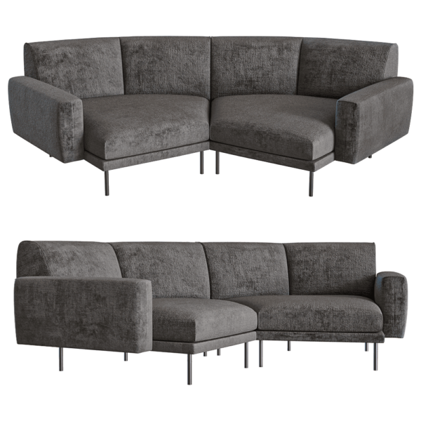 Bizzarto Aston布艺沙发3D模型（OBJ,FBX,MAX）