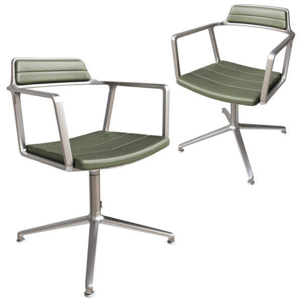 Vipp绿色办公转椅3D模型（OBJ,FBX,MAX）