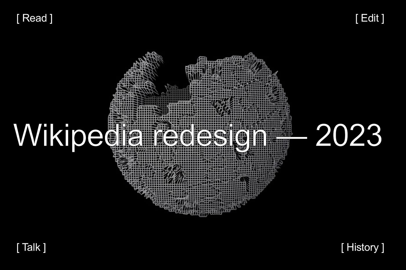 关于2023年维基百科重新设计的设计说明