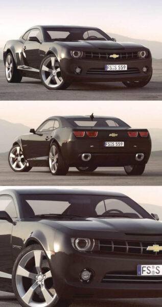 雪佛兰科迈罗Chevrolet Camaro汽车3D模型（OBJ,FBX,MAX,C4D,LWO）