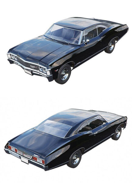 1967雪佛兰Chevrolet impala汽车3D模型（OBJ,FBX,MAX,C4D,LWO）