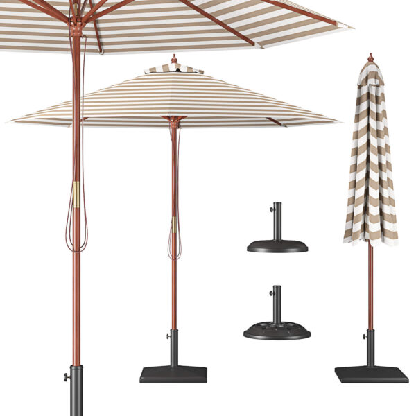 带底座的遮阳伞3D模型（OBJ,MAX）