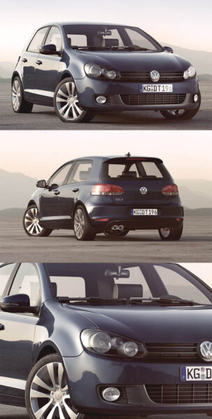 大众高尔夫Volkswagen Golf汽车3D模型（OBJ,FBX,MAX,C4D,LWO）