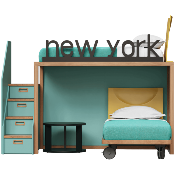 Dearkids双层儿童床3D模型（OBJ,FBX,MAX）