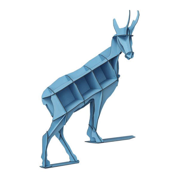 ibride Horace动物造型木质置物架 书架3D模型（OBJ,FBX,MAX）