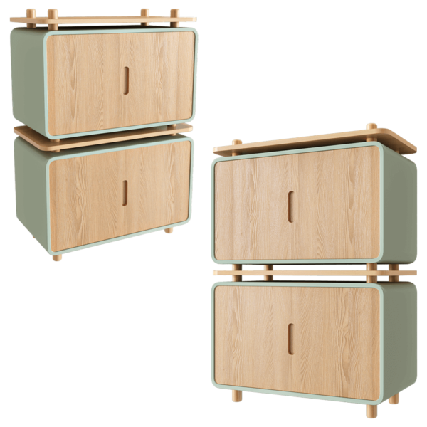 Swallow’s Tail Loop系列双层柜3D模型（OBJ,FBX,MAX）