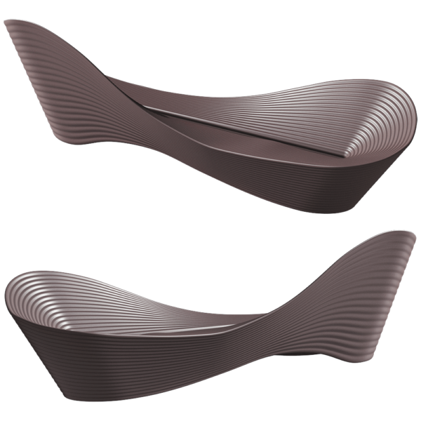 Magis Folly金属艺术户外长椅3D模型（OBJ,FBX,MAX）