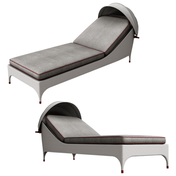 CPRN HOMOOD日光浴床 户外躺椅3D模型（OBJ,FBX,MAX）