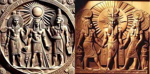 A-carolingan-art-depiction-of-Sun-God-Ra-adn-his-disciples.webp