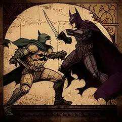 A-medieval-illustration-of-Batman-fighting-Batman.webp