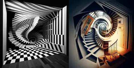 Apartment-staircass-optical-art.webp