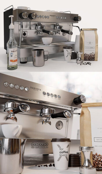 Barista咖啡机3D模型（FBX,MAX）