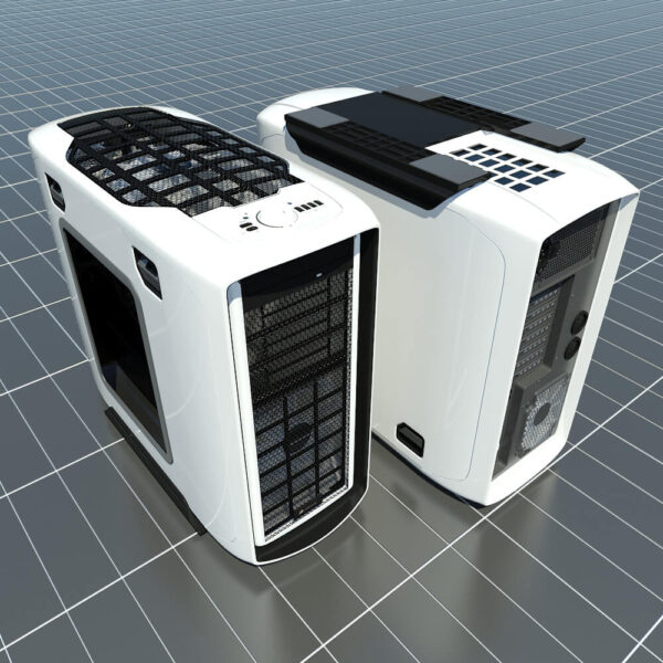 海盗船Corsair 600T Graphite机箱3D模型（OBJ,FBX,MAX）