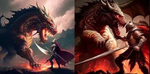 King-Leonidas-fights-dragon-fantasy.webp