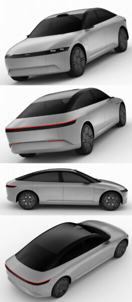 2023 Sony Afeela电动汽车3D模型（OBJ,FBX,MAX）