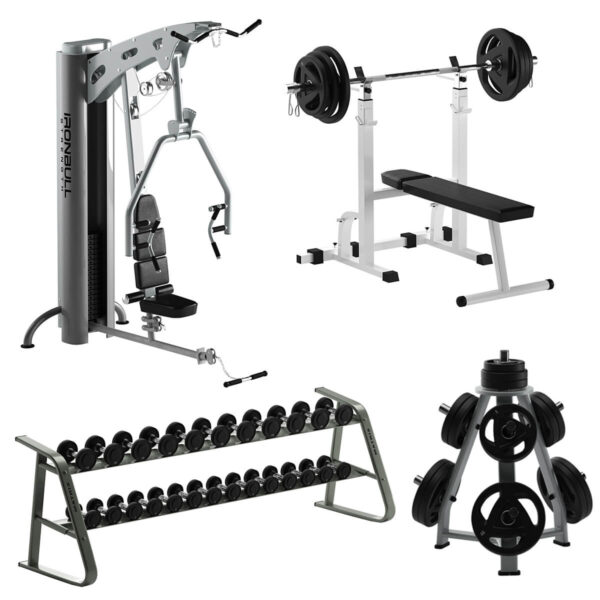 室内健身设备组合3D模型（FBX,MAX）