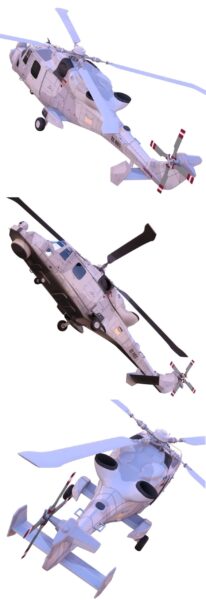 AgustaWestland AW159 Lynx Wildcat直升机3D模型（OBJ,FBX,MAX）