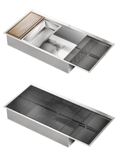 Foster-MILANELLO 1VDX85厨房水槽3D模型（MAX）