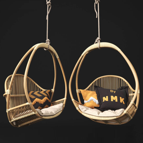 Hemmingway秋千吊椅3D模型（MAX）