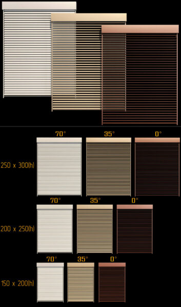 门窗用金属百叶窗3D模型（OBJ,MAX）