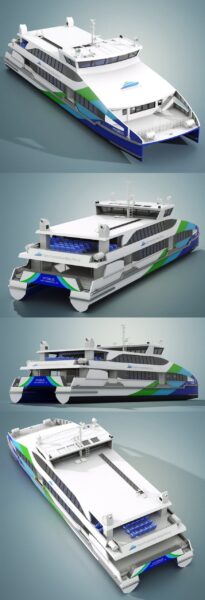 Hydrus旧金山湾渡轮3D模型（OBJ,FBX,MAX）