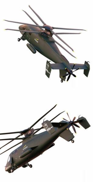 Sikorsky S-97 Raider直升机3D模型（OBJ,FBX,MAX）